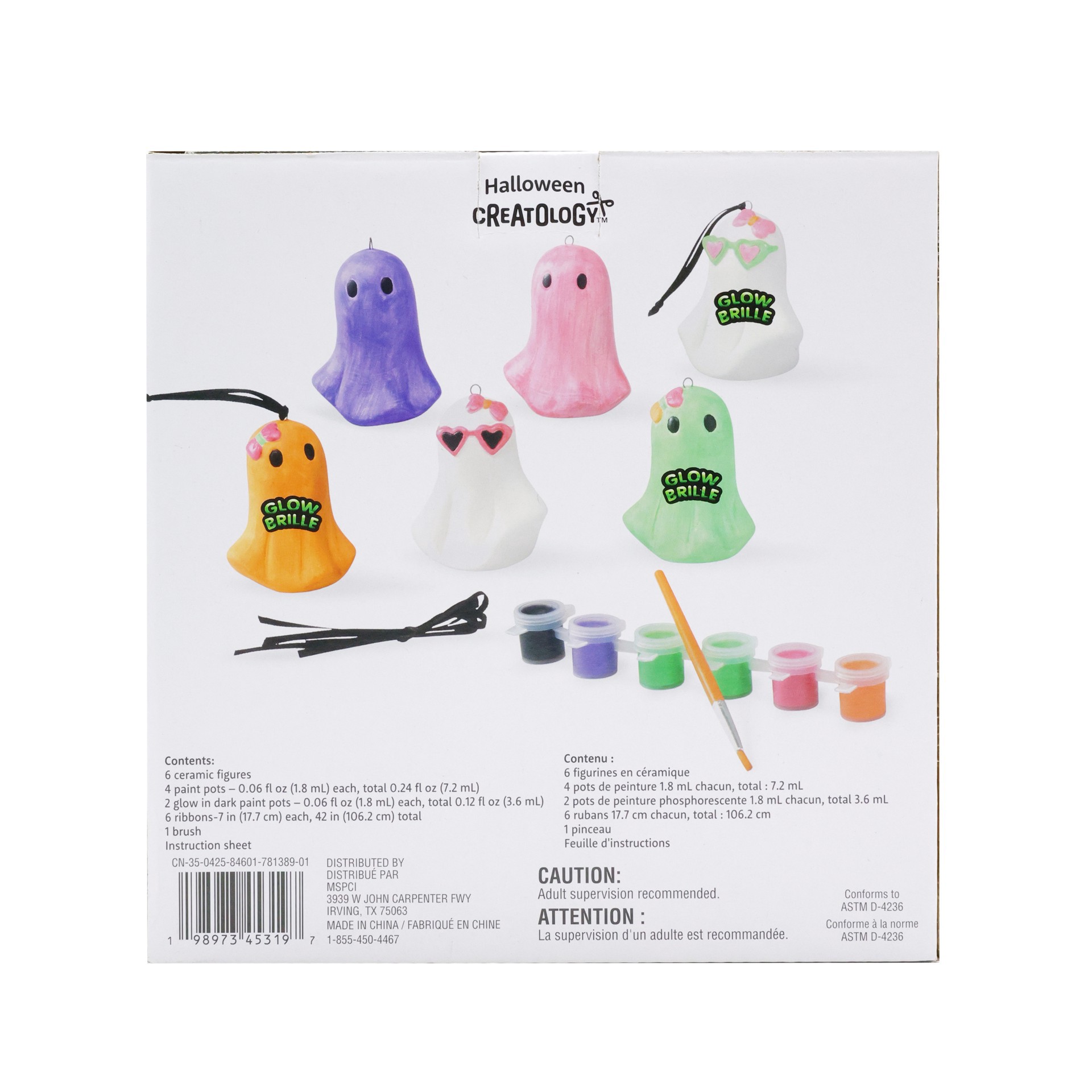 slide 3 of 3, 3d Ghost Ceramic Ornament Kit By Creatology, 7.87 in x 8 in x 2.17 in