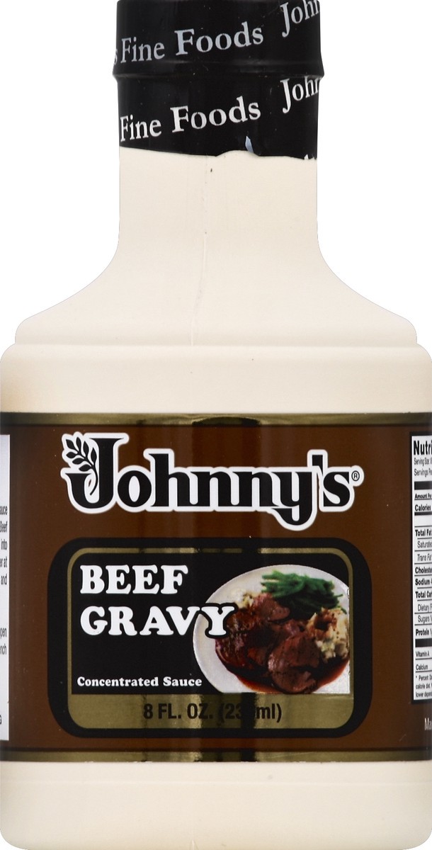 slide 2 of 2, Johnny's Beef Gravy 8 oz, 8 oz