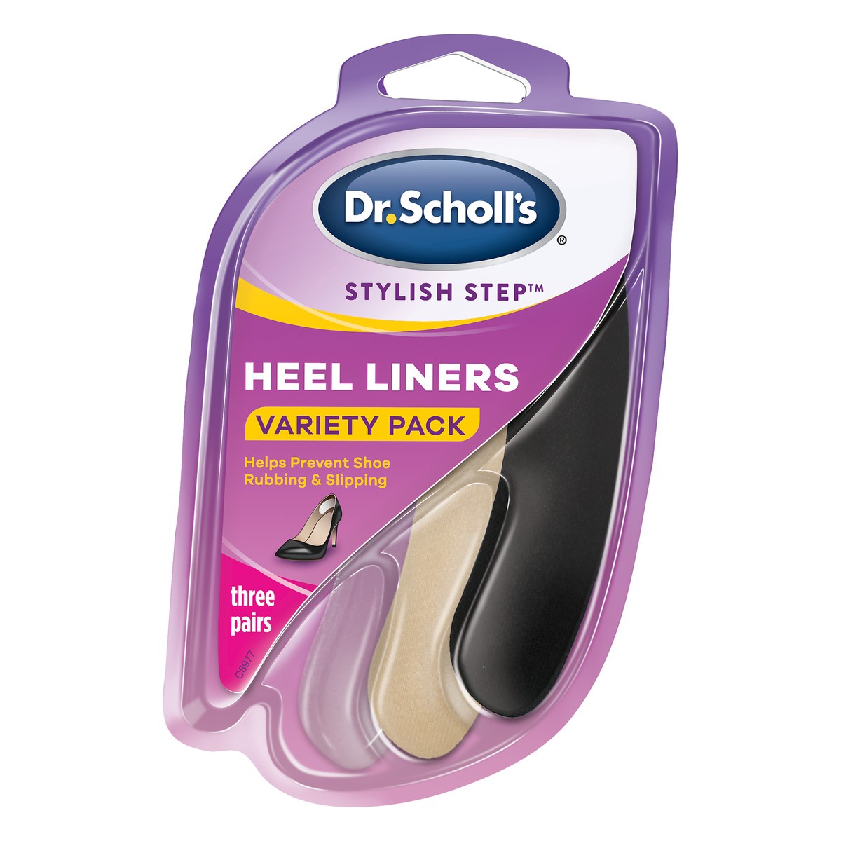 slide 1 of 3, Dr. Scholl's Heel Liners 3 ea, 3 ct