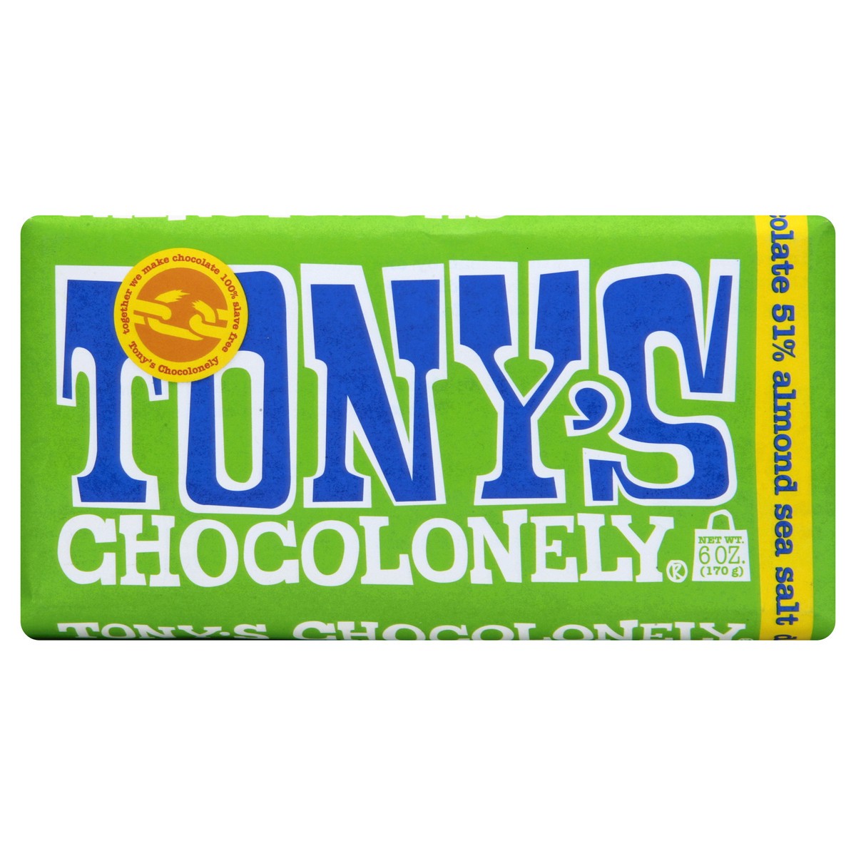 slide 5 of 6, Tony's Chocolonely Dark Chocolate 6 oz, 6 oz