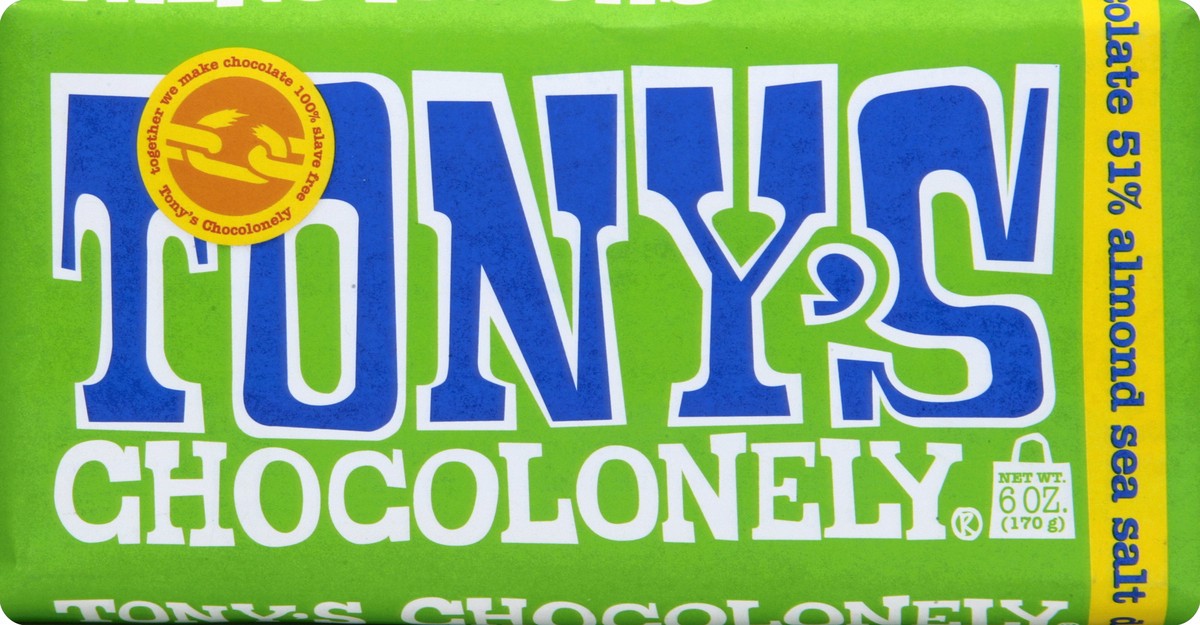 slide 1 of 6, Tony's Chocolonely Dark Chocolate 6 oz, 6 oz