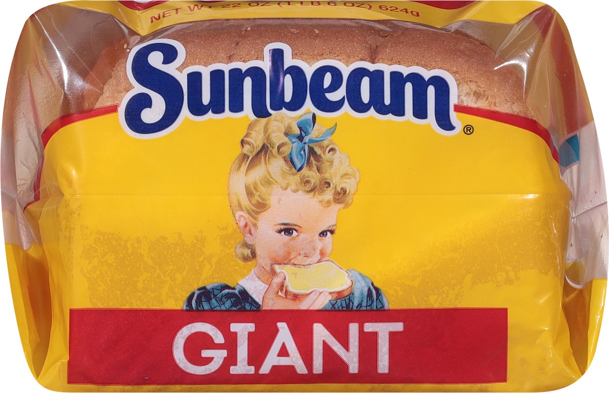 slide 6 of 9, Sunbeam Giant White Bread, 24 oz