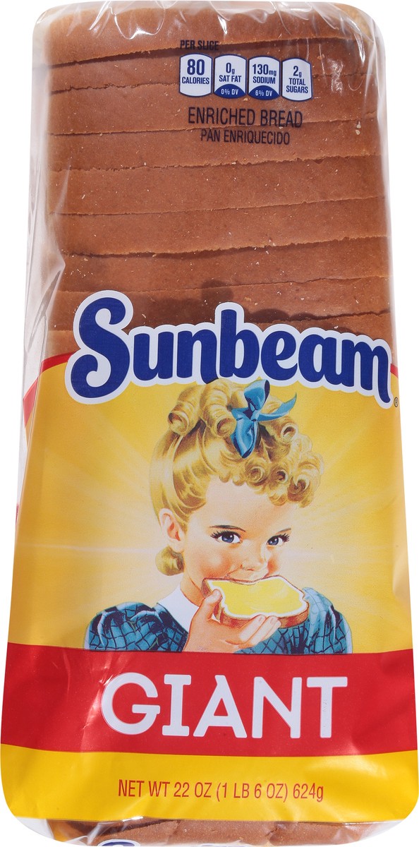 slide 3 of 9, Sunbeam White Bread 22 oz, 24 oz