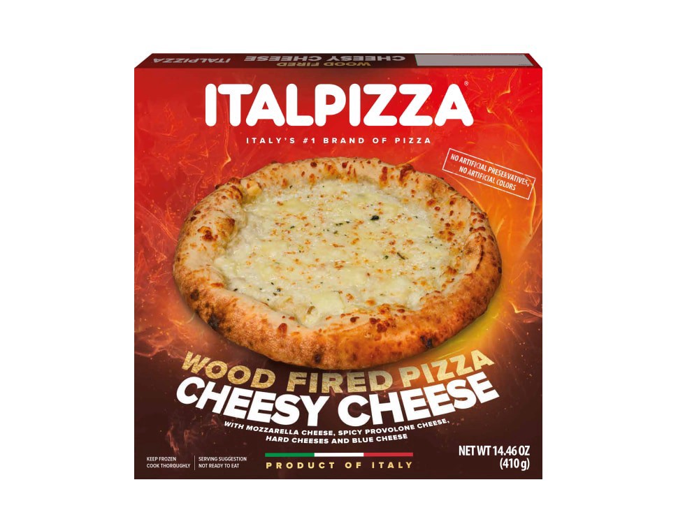 slide 1 of 1, Italpizza® Wood Fired Cheesy Cheese Frozen Pizza, 14.46 oz