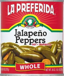 La Preferida Jalapeno Peppers 26 oz