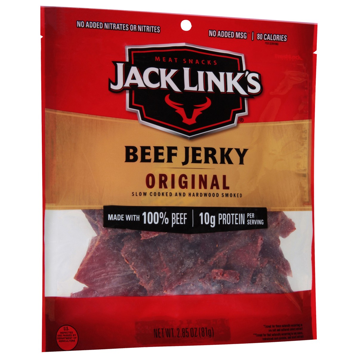 slide 6 of 9, Jack Link's Original Beef Jerky 2.85 oz, 2.85 oz