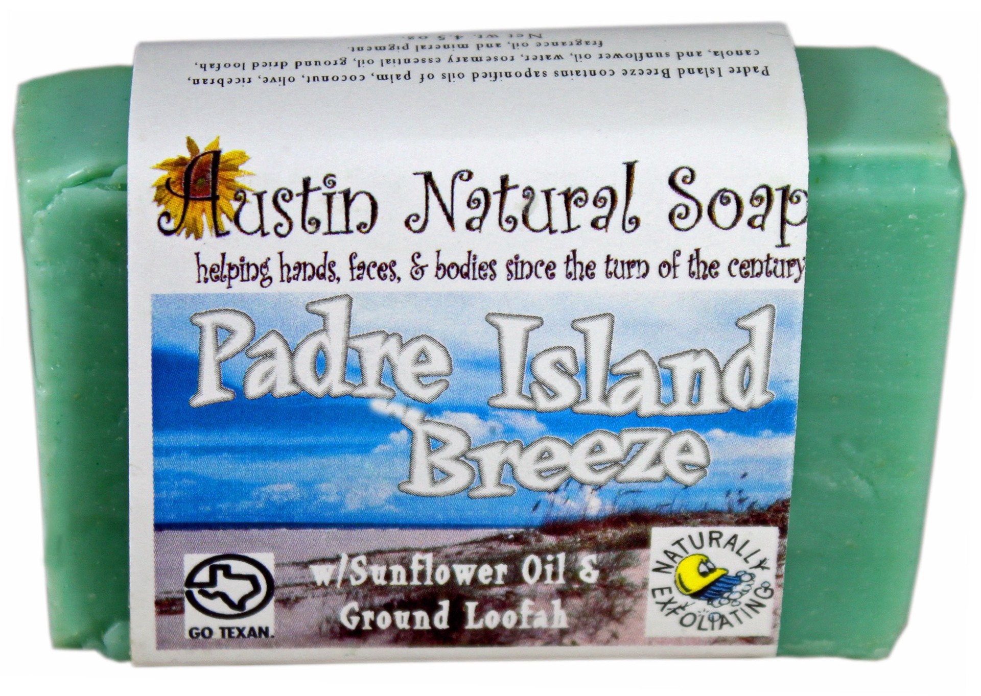 slide 1 of 1, Austin Natural Soap Padre Island Breeze Bar Soap, 4.5 oz