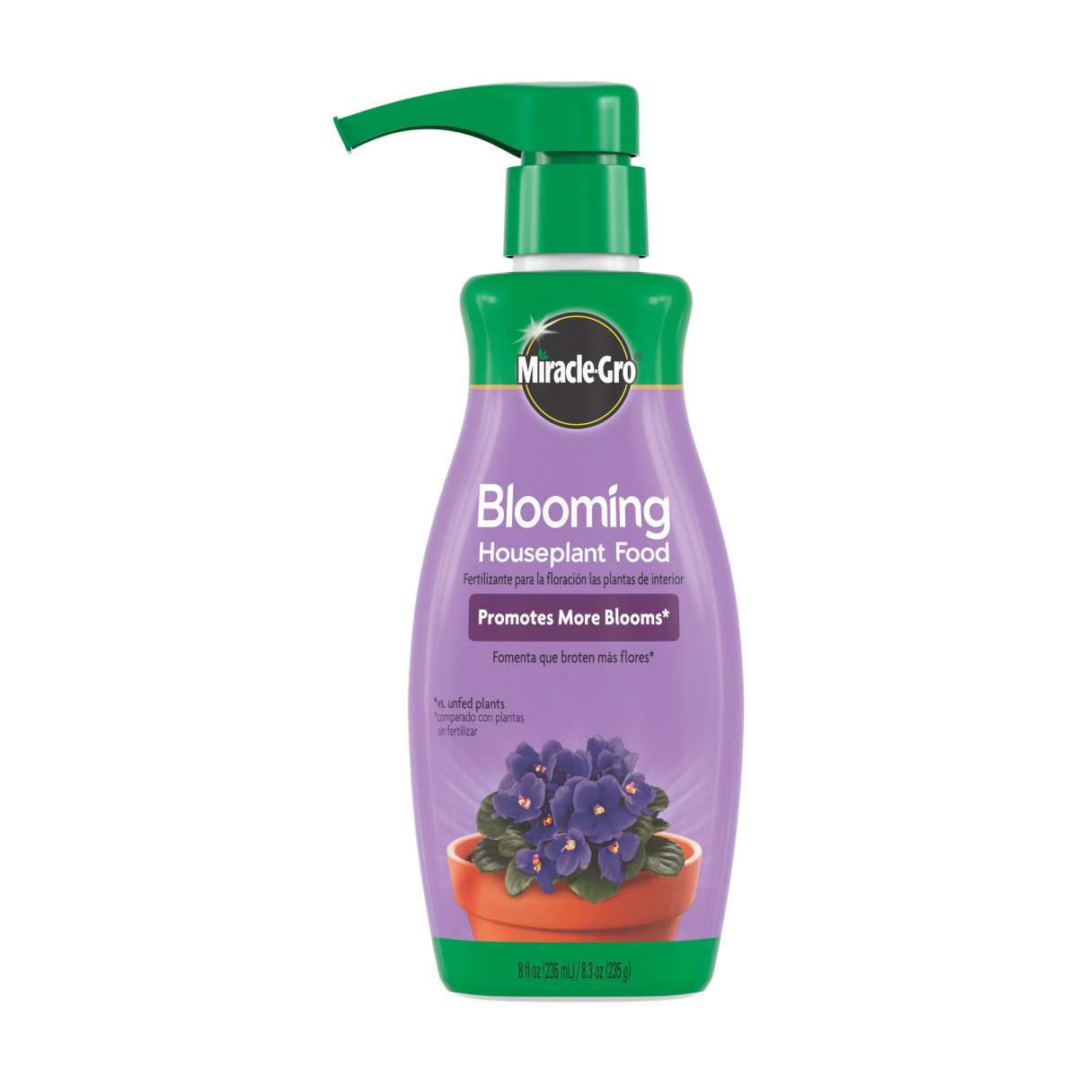 slide 1 of 17, Miracle-Gro Blooming Houseplant Food, 8 fl oz