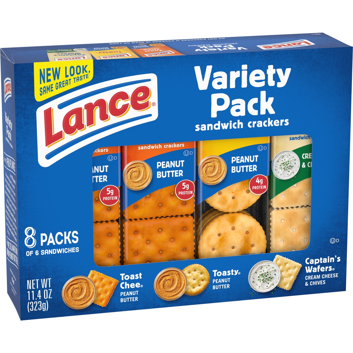 slide 2 of 11, Lance Cracker Variety Pack, 11 oz