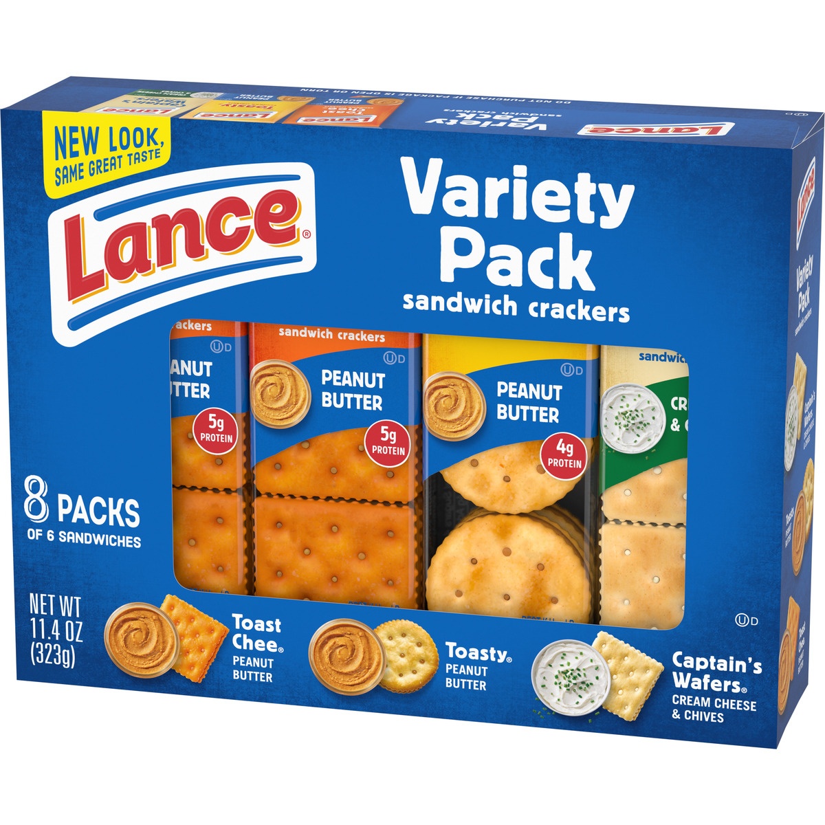 slide 3 of 11, Lance Cracker Variety Pack, 11 oz
