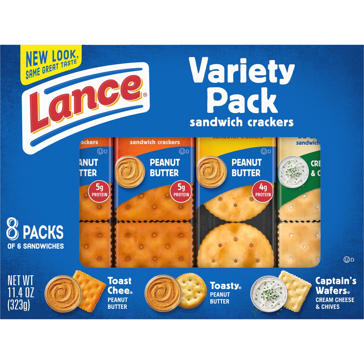 slide 9 of 11, Lance Cracker Variety Pack, 11 oz