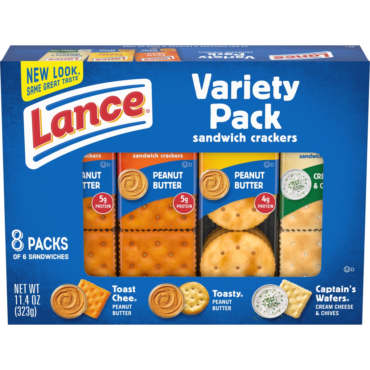 slide 11 of 11, Lance Cracker Variety Pack, 11 oz
