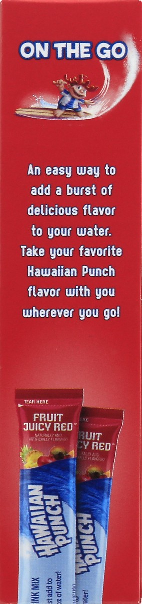 slide 13 of 13, Hawaiian Punch Sugar Free On The Go Fruit Juicy Red Drink Mix Packets 8 ea, 8 ct