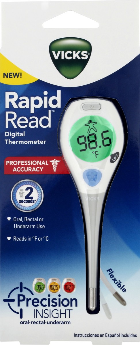 slide 6 of 9, Vicks RapidRead Thermometer, 1 ct