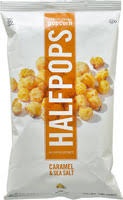 slide 1 of 1, Halfpops Popcorn Curiously Crunchy Caramel & Sea Salt, 6 oz