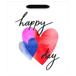 Hallmark 6" Small Valentine's Day Gift Bag (Happy Heart Day)