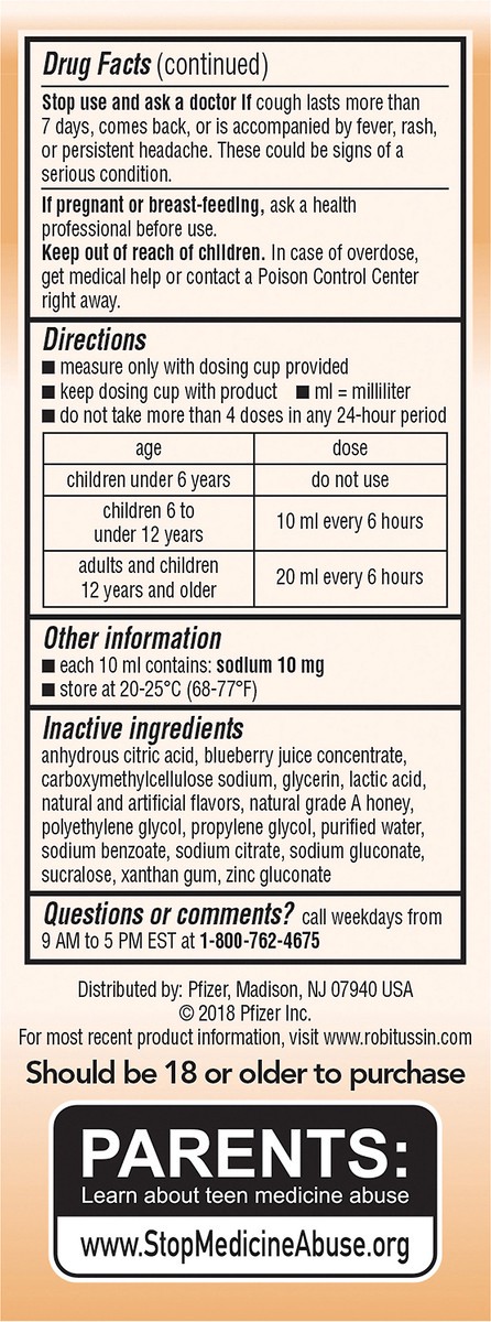 slide 7 of 7, Robitussin Children's Honey Nighttime Cough DM 4 oz, 4 fl oz