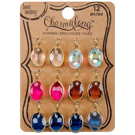 slide 1 of 1, Drop Gem Charm Set By Bead Landing, 1 ct