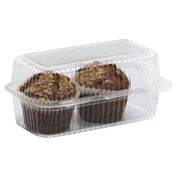 slide 1 of 1, HT Fresh Foods Market Raisin Bran Muffins, 2 ct