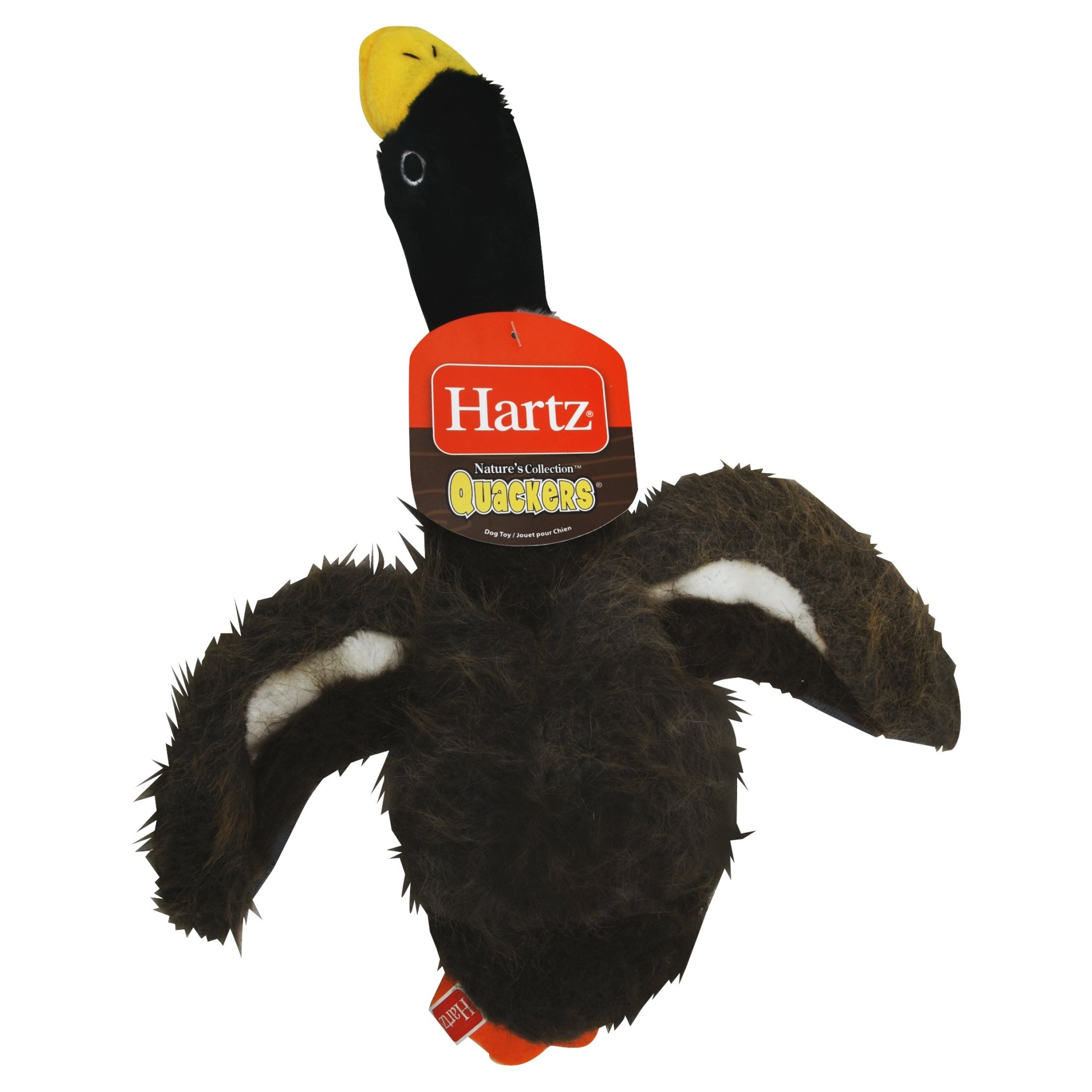 slide 1 of 1, Hartz Nature's Collection Quackers Plush Dog Toy, 1 ct