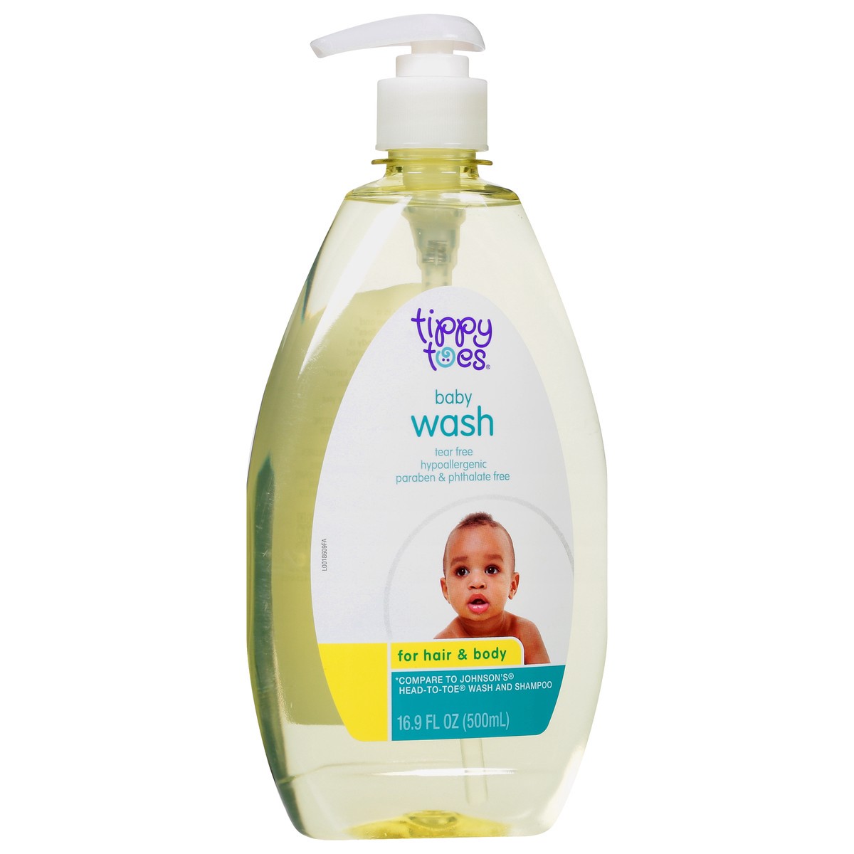 slide 2 of 9, Tippy Toes Baby Wash For Hair & Body, 16.9 fl oz