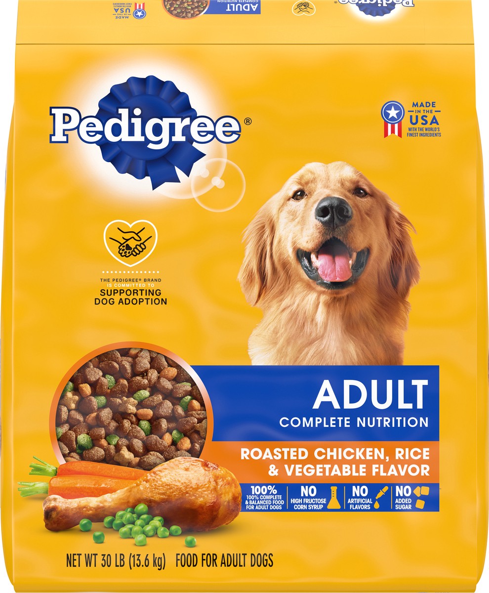 slide 3 of 12, Pedigree Small Crunchy Bite Dog Food, 30 lb