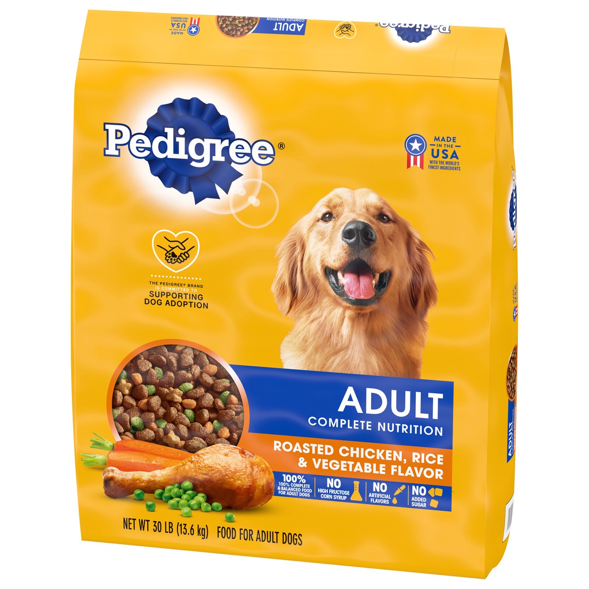 slide 7 of 12, Pedigree Small Crunchy Bite Dog Food, 30 lb