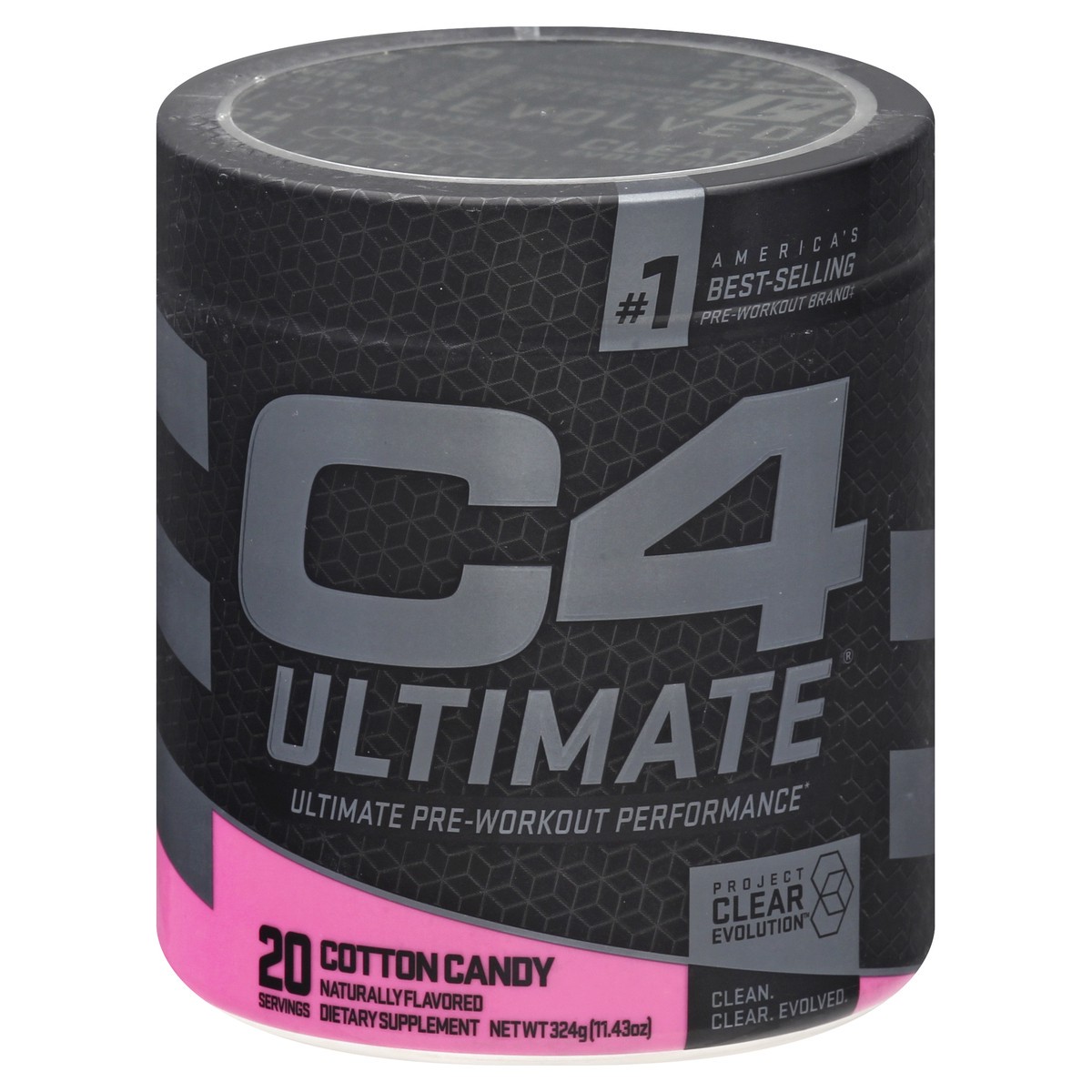 slide 4 of 12, C4 Sport Ultimate Cotton Candy Pre-Workout - 324 g, 324 g