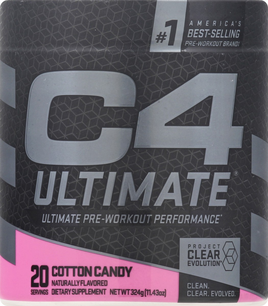 slide 1 of 12, C4 Sport Ultimate Cotton Candy Pre-Workout - 324 g, 324 g