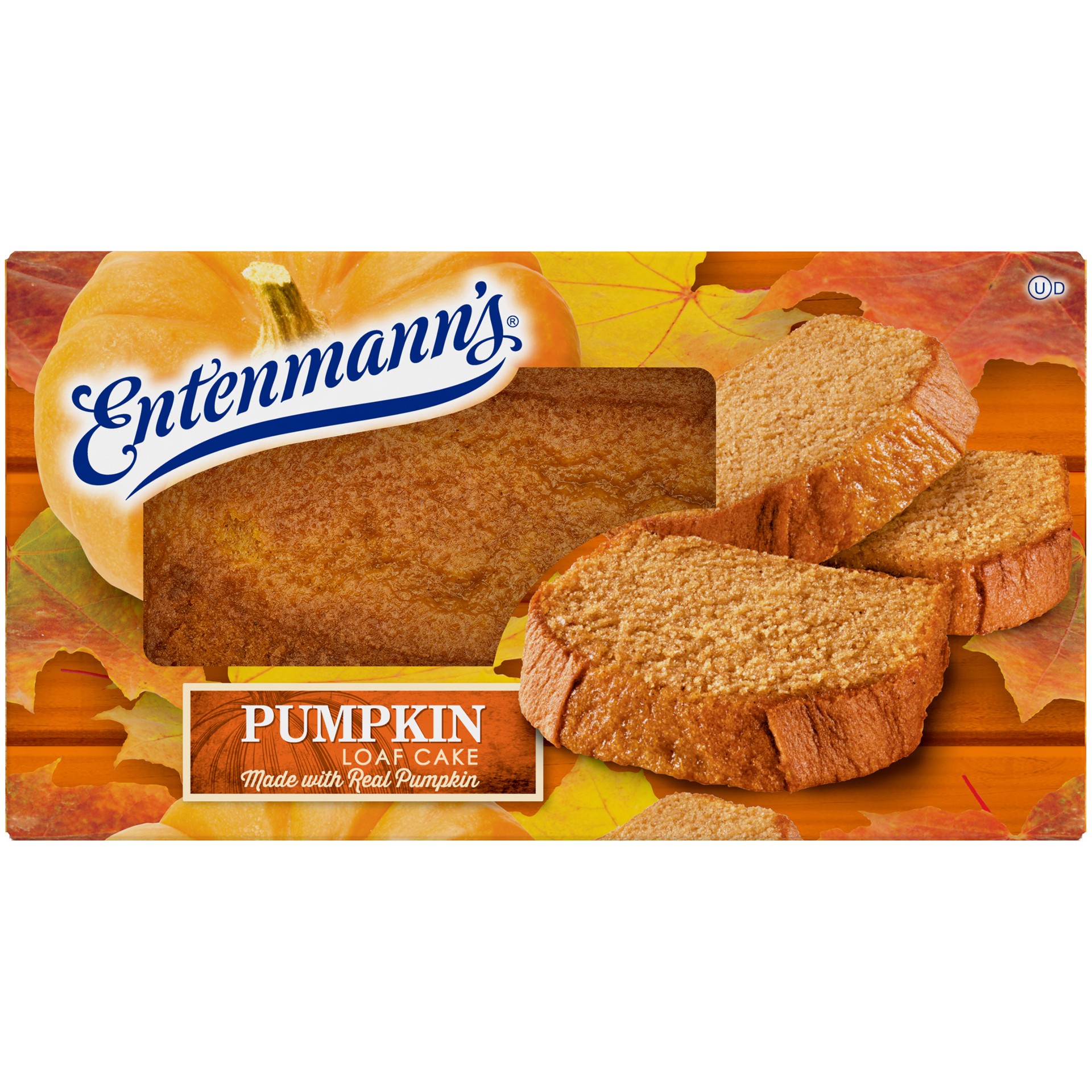 slide 1 of 5, Entenmann's Pumpkin Loaf Cake, 13 oz, Loaf Cake, Box, 13 oz