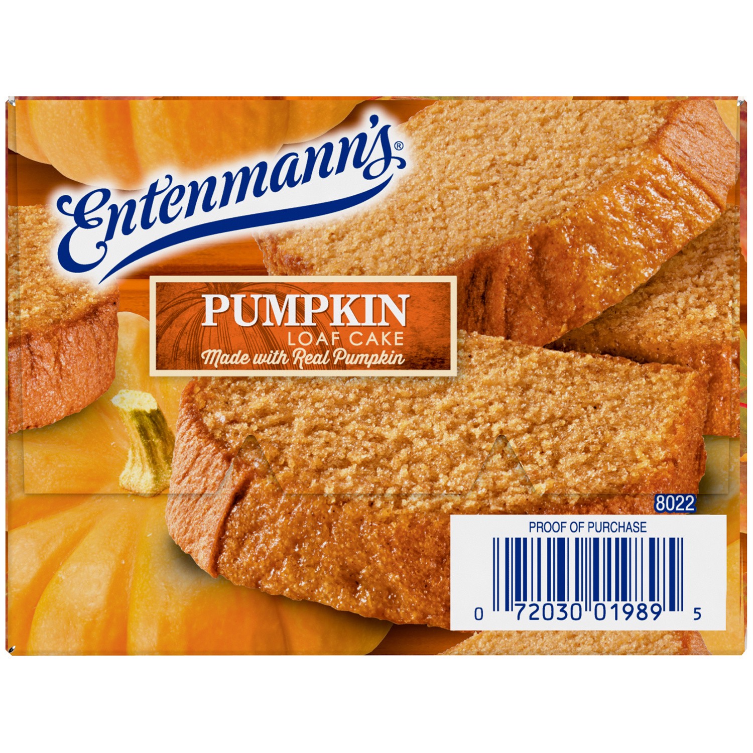 slide 2 of 5, Entenmann's Pumpkin Loaf Cake, 13 oz, Loaf Cake, Box, 13 oz