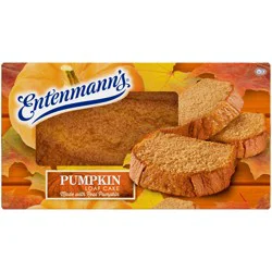 Entenmann''s Pumpkin Loaf Cake, 13 oz, Loaf Cake, Box