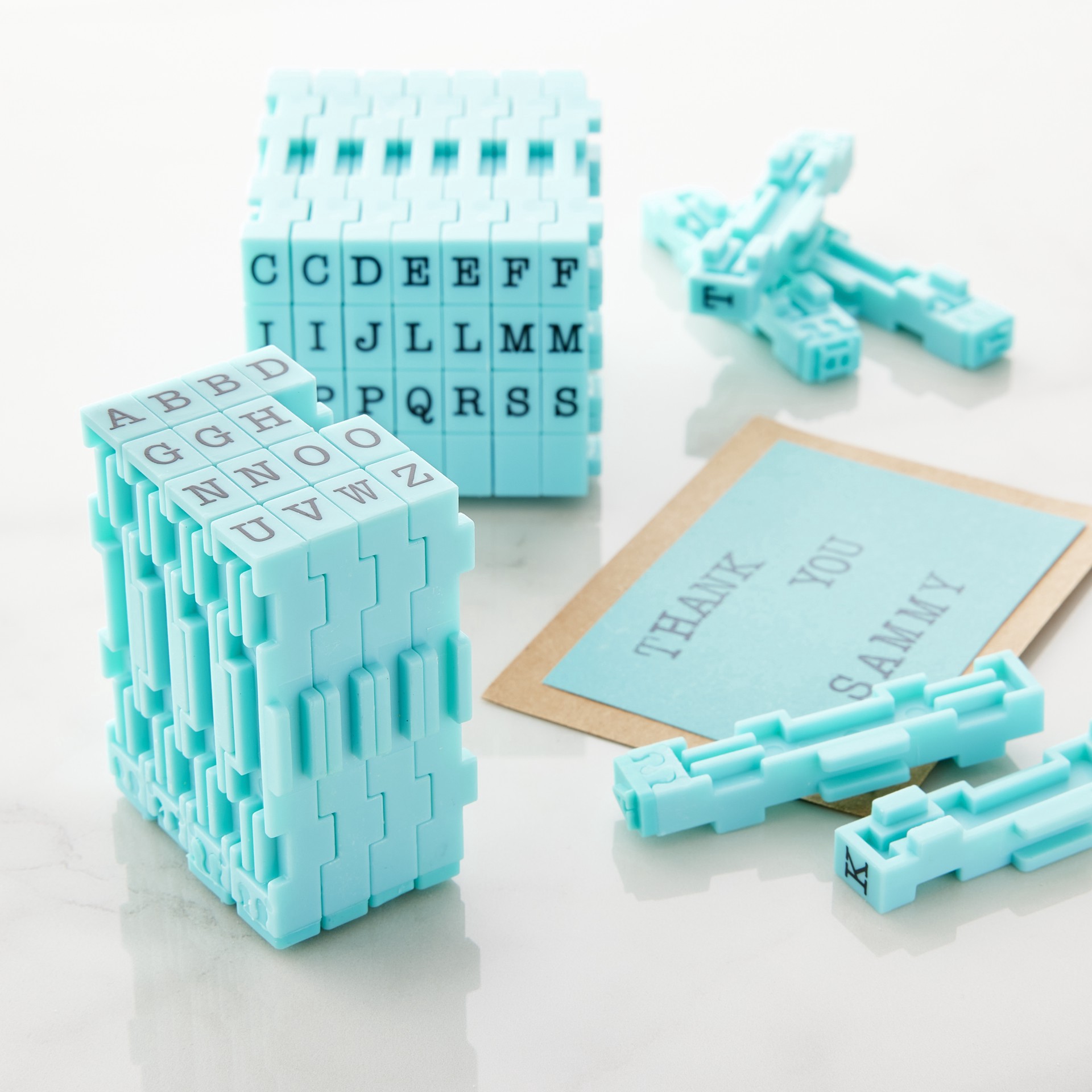 slide 2 of 3, Clickable Uppercase Stamp Set By Recollections, 3.22 in x 1.53 in