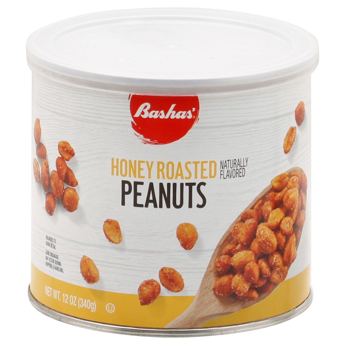 slide 1 of 13, Bashas Honey Roasted Peanuts, 12 oz