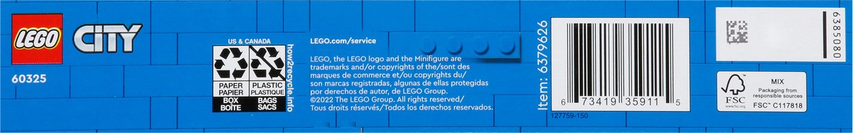 slide 3 of 9, LEGO City Great Vehicles Cement Mixer Truck 60325 Building Set, 1 ct