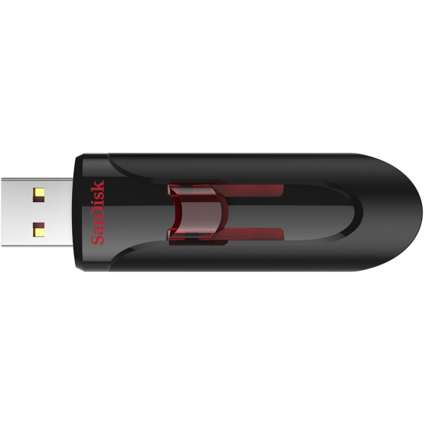 slide 5 of 5, SanDisk Cruzer Glide 3.0 Usb Flash Drive, 256 Gb, Black, Sdcz600-256G-A46, 1 ct