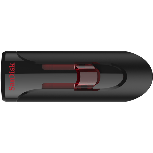 slide 3 of 5, SanDisk Cruzer Glide 3.0 Usb Flash Drive, 256 Gb, Black, Sdcz600-256G-A46, 1 ct