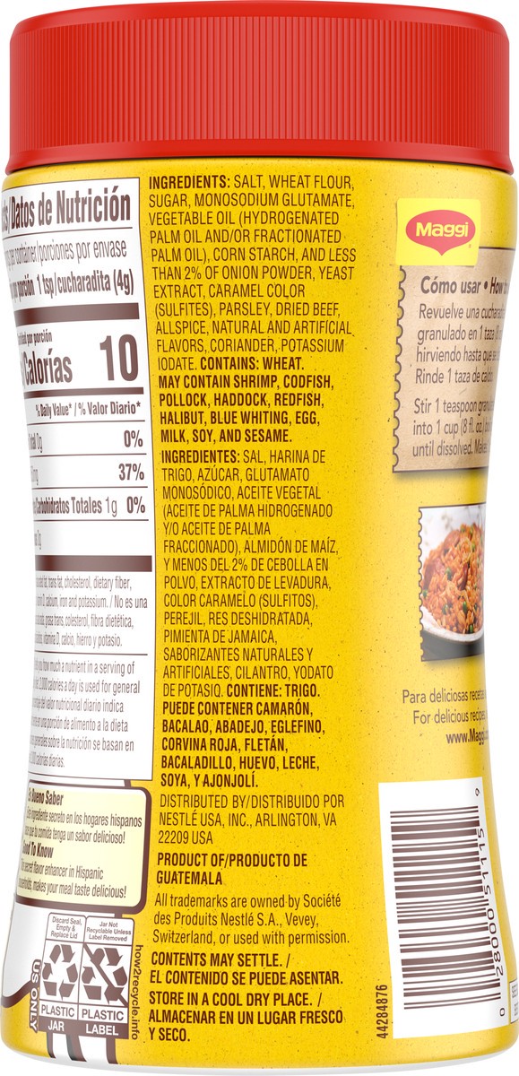 slide 4 of 9, Maggi Granulated Beef Flavor Bouillon, 7.9 oz