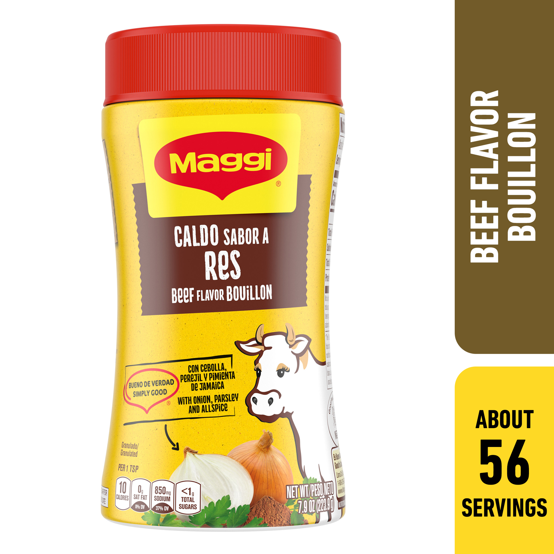 slide 1 of 9, Maggi Granulated Beef Flavor Bouillon, 7.9 oz