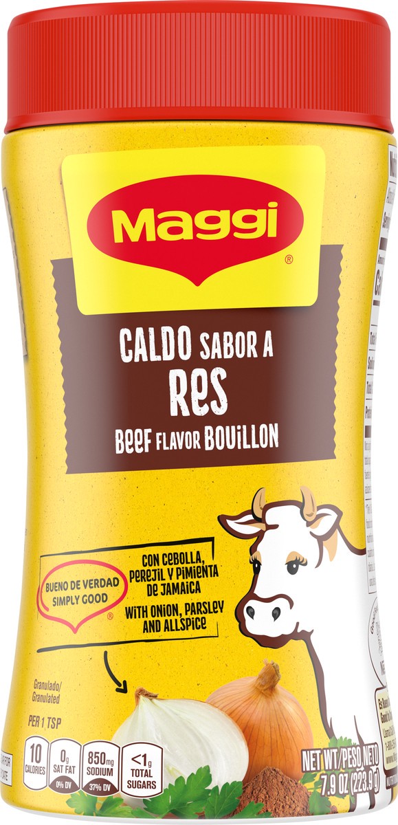 slide 2 of 9, Maggi Granulated Beef Flavor Bouillon, 7.9 oz