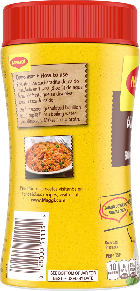 slide 3 of 9, Maggi Granulated Beef Flavor Bouillon, 7.9 oz