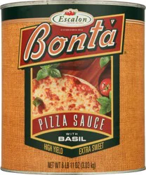 Bonta Pizza Sauce with Basil 107 oz
