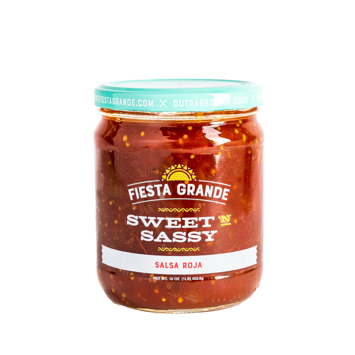 slide 1 of 1, La Fiesta Sweet Salsa Roja, 16 oz