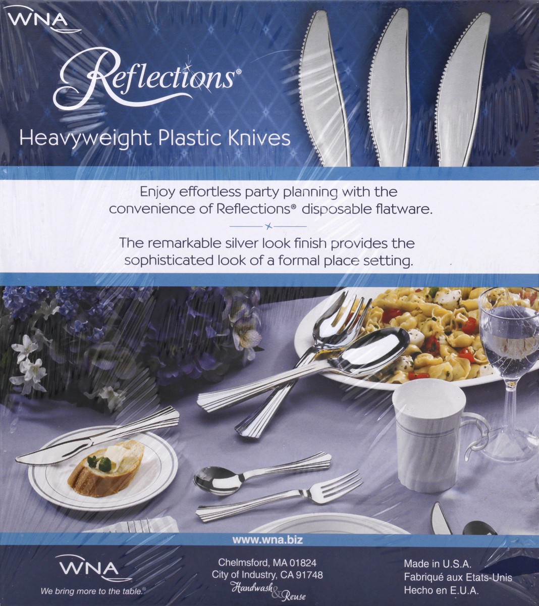 slide 8 of 9, WNA Heavyweight Plastic Knives 80 ea, 80 ct