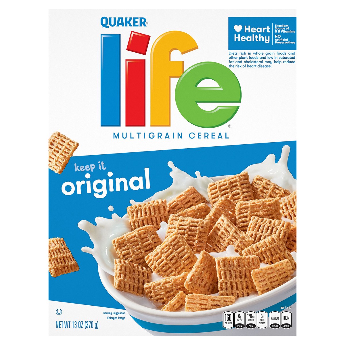 slide 1 of 5, Quaker Life Original Breakfast Cereal - 13oz - Quaker Oats, 