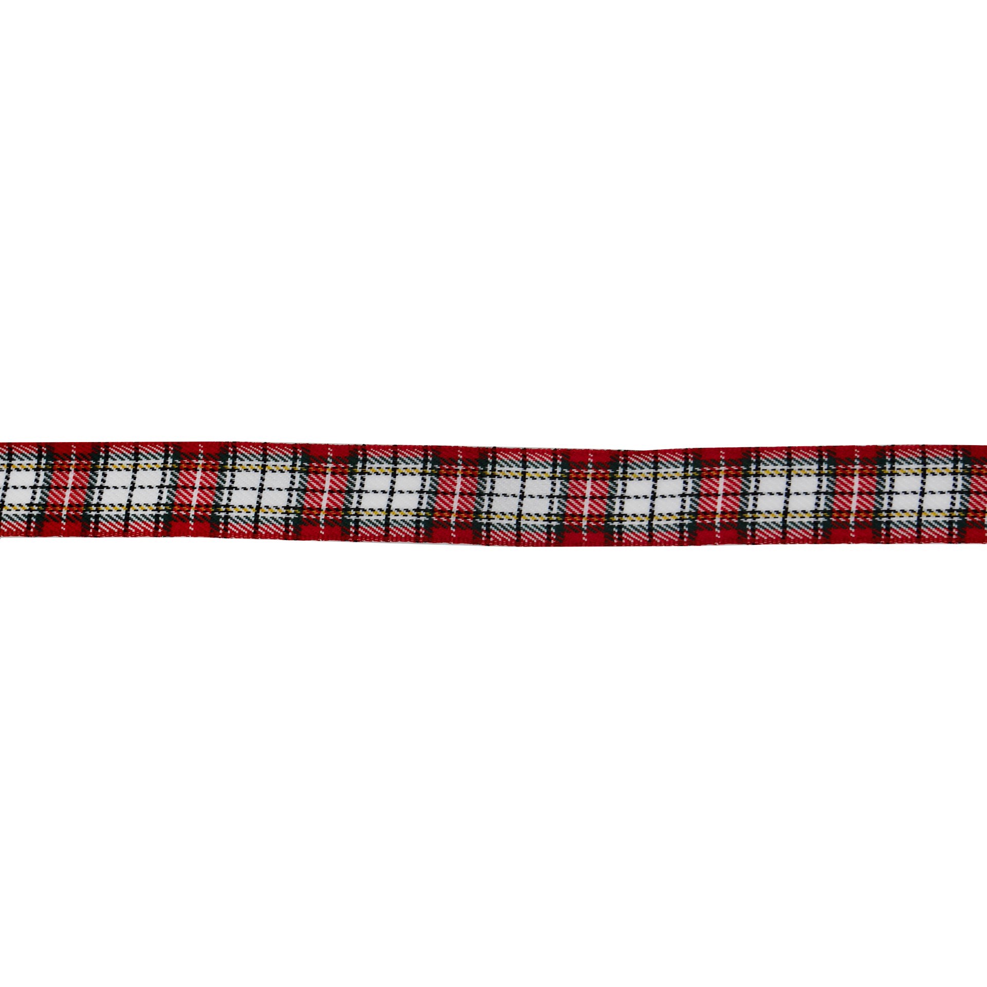 slide 2 of 3, 7/8" X 30ft. Red & White Plaid Ribbon By Celebrate It, 7/8 in x 30 ft