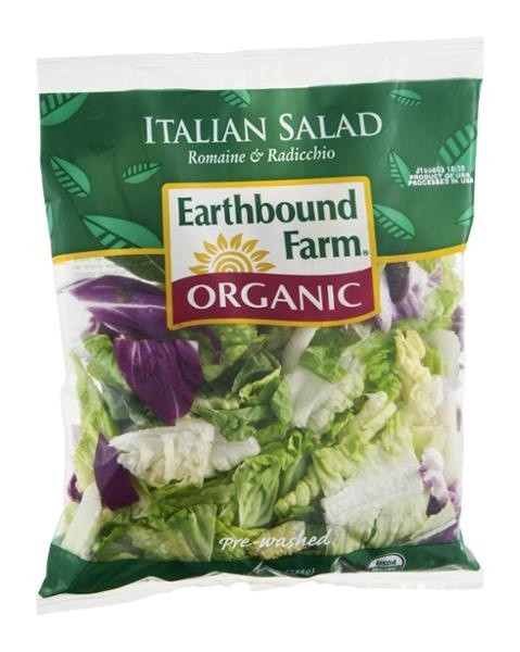 slide 1 of 7, Earthbound Farm Organic Italian Salad 10 oz, 10 oz