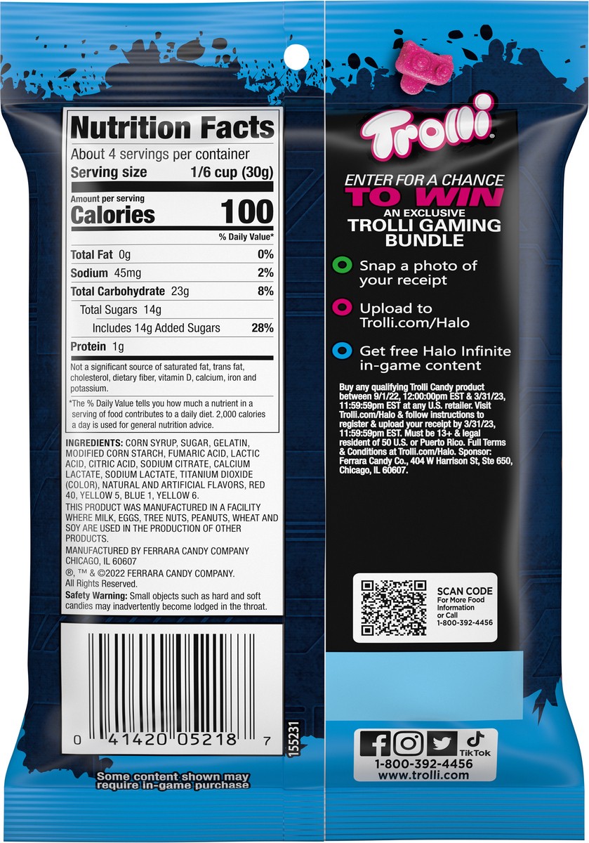 slide 10 of 11, Trolli Sour Gummi Creations Martian Mix Sour Gummi Candy 4.25 oz, 4.25 oz