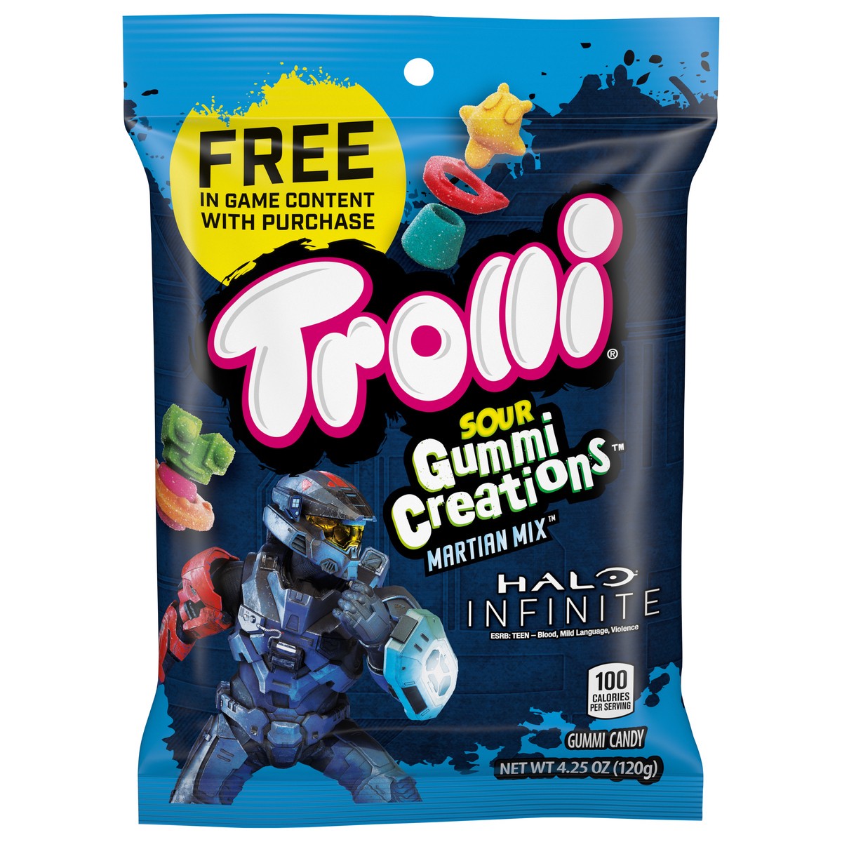 slide 7 of 11, Trolli Sour Gummi Creations Martian Mix Sour Gummi Candy 4.25 oz, 4.25 oz