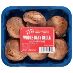 To-Jo Whole Baby Bella Mushrooms 6 oz